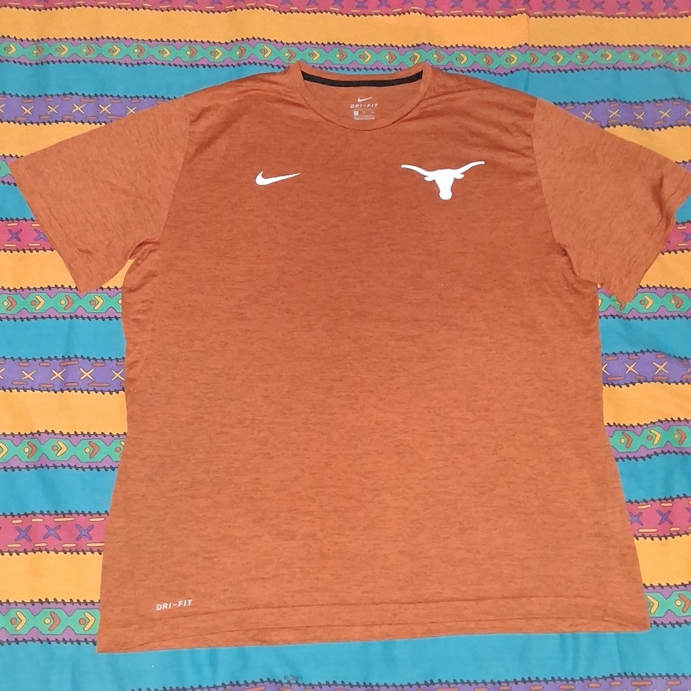 Nike Dri Fit Texas Longhorns Jersey Shirt Tee